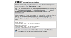 Desktop Screenshot of comparingcorrelations.org